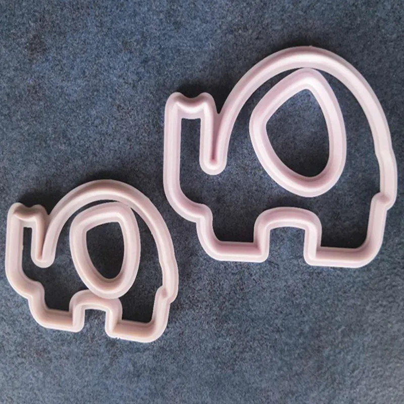 Новинка 4 шт. форма слона обезьяны вырезанная помадка шоколадный торт для кухни