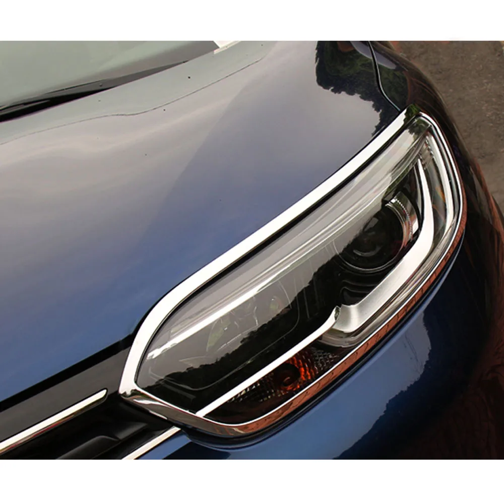 Для Renault Kadjar 2016 2017 2018 2019 автомобильный передний светильник лампа детектор рамка