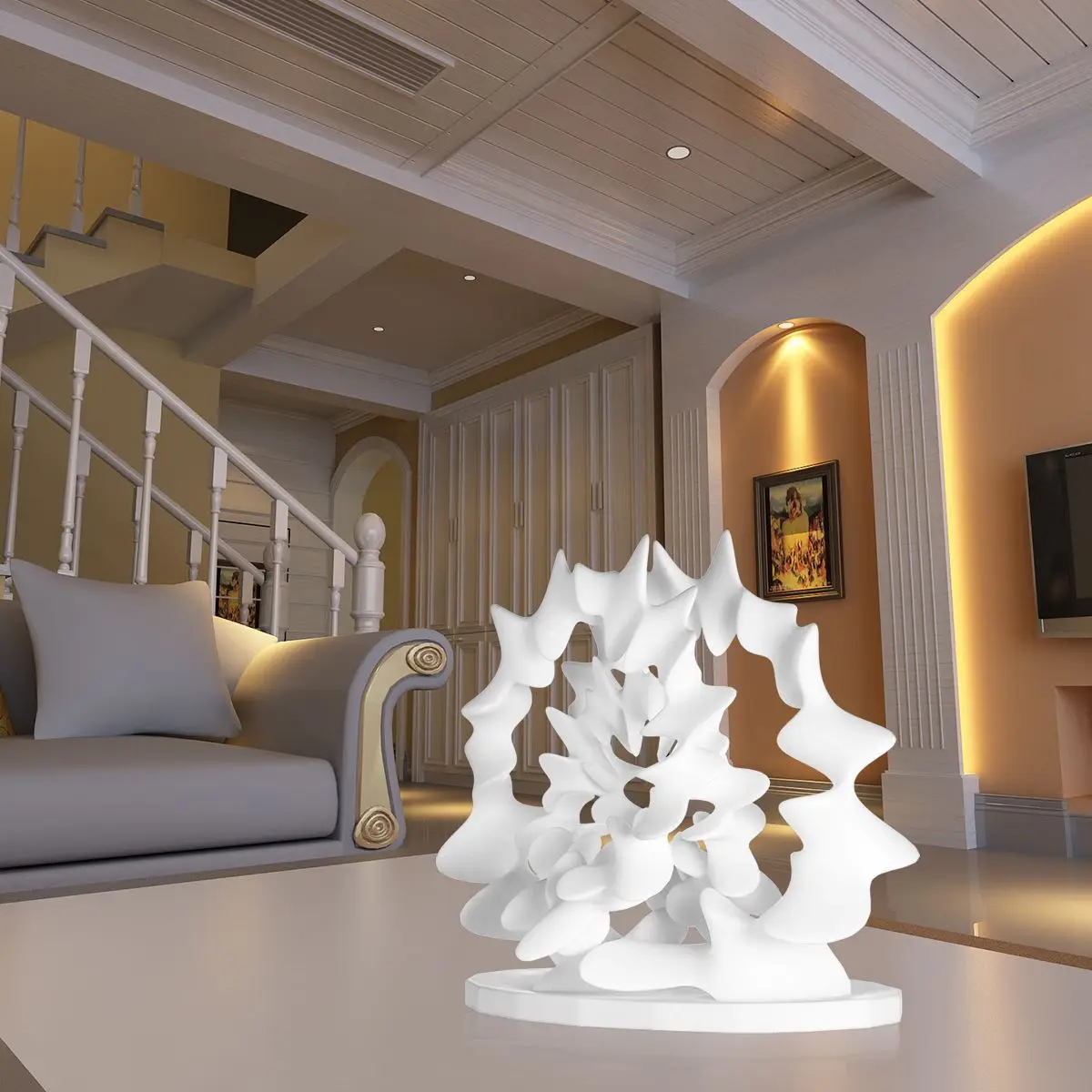 Оригинальный дизайн Скульптуры 3D Печатный Цветок Скульптура фантастическое