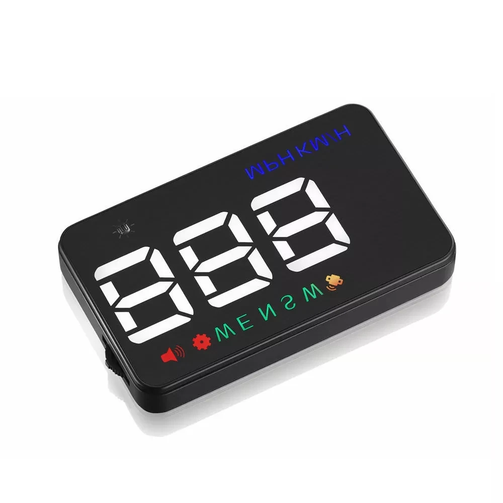 

Universal Car HUD GPS Speedometer Speedo Head Up Display A5 Digital Over Speed Alert Windshield Projetor Auto Navigation