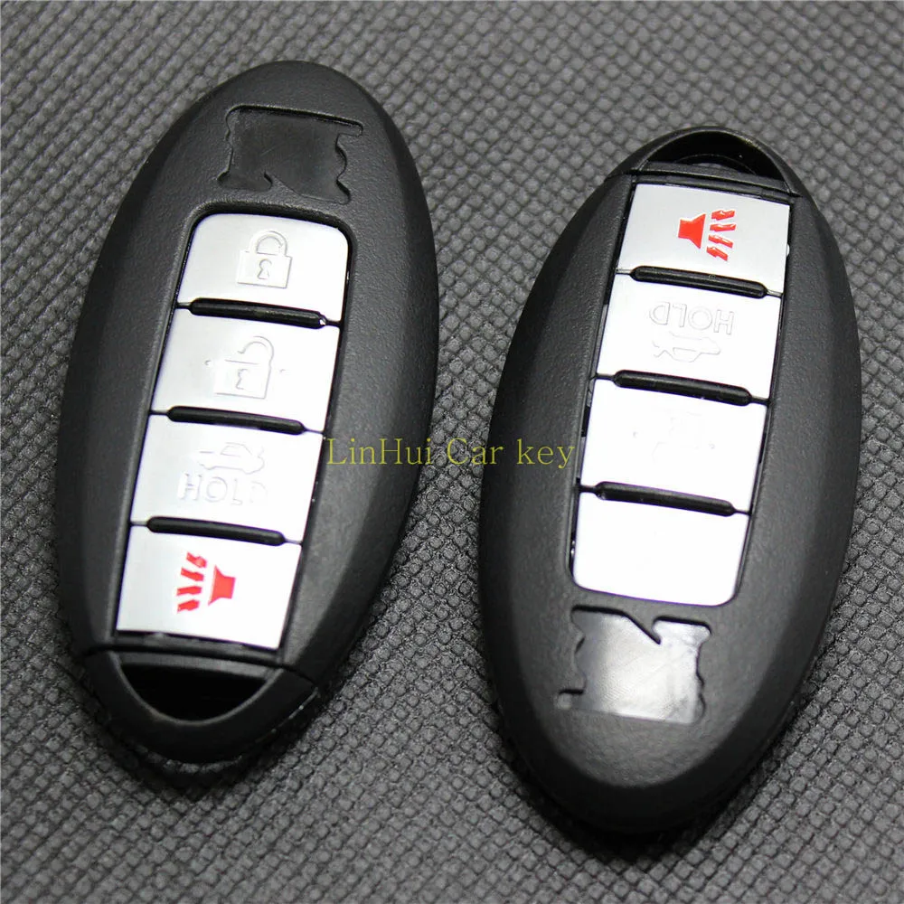 PINECONE для NISSAN TEANA GTR SYLPHY TIIDA QASHQAI MORANO дистанционный ключ 4 кнопки Тип B корпус ключа с