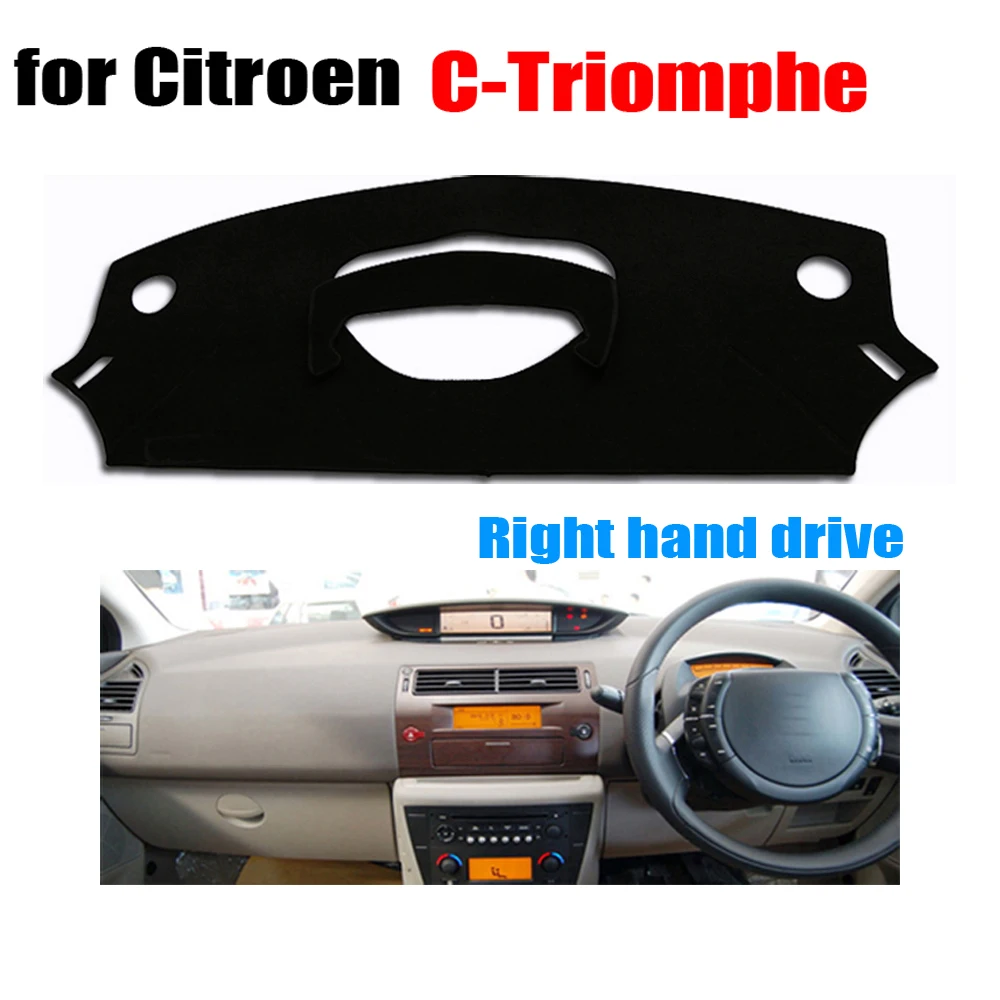 

Car dashboard cover mat for Citroen C-Triomphe all the years Right hand drive dashmat pad dash covers dashboard accessories