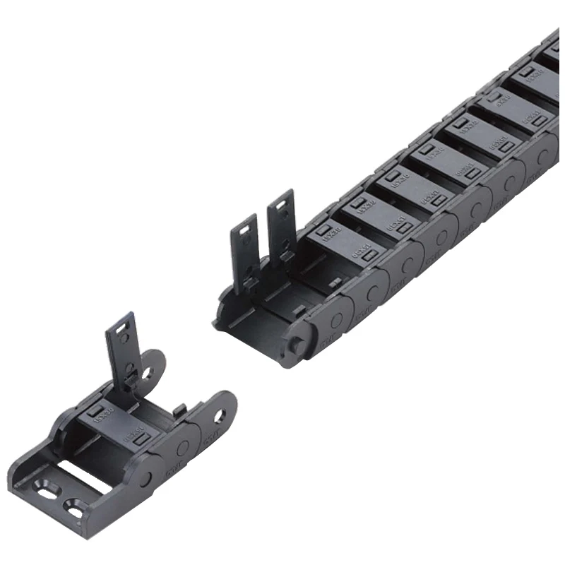 JFLO 100 см R38 полузакрытый черный длинный нейлоновый кабель с цепью 15x30