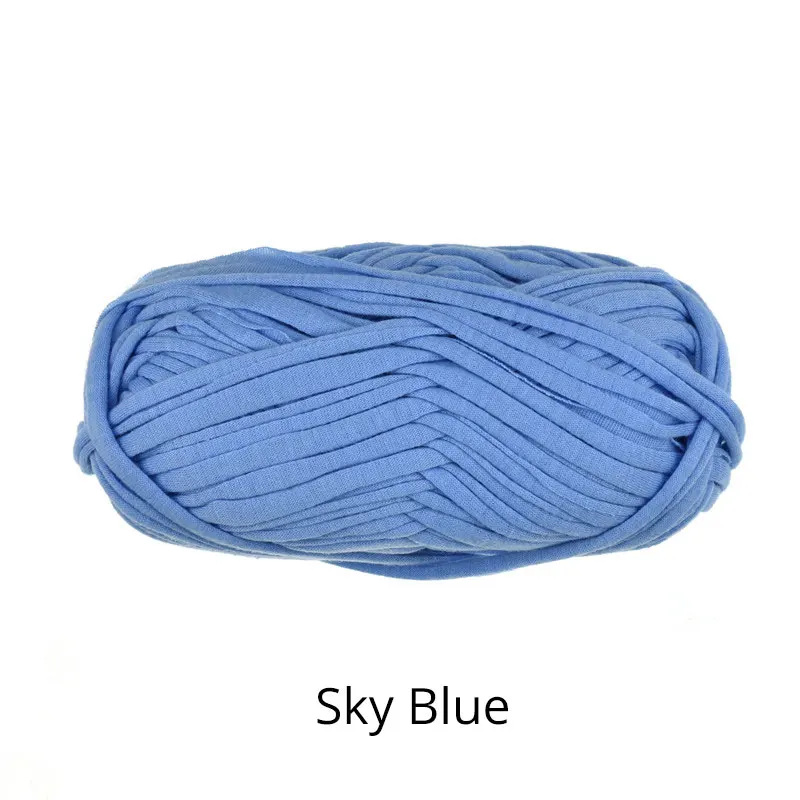 Sky Blue Looen 21 Цвета Вязание нить в пряже хлопчатобумажная пряжа из толстой нити Игла DIY Искусство ремесло для кружевом «кроше» сумка 100 г/шт - Цвет: Sky Blue