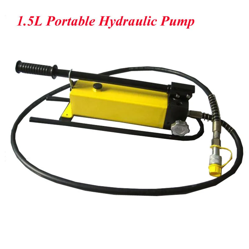 1.5L Portable Hydraulic Pump with Pressure Gauge Manual Hand Ultra-high CP-700B | Обустройство дома