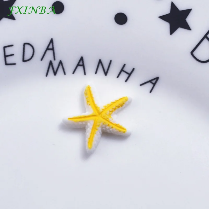 FXINBA 10 шт./лот смола мультфильм океан талисманы для слизи глина DIY Flatback талисманы торт телефон украшения поставки слаймов набор игрушек