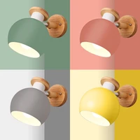 simple and colorful indoor lighting home study restaurant childrens bedroom bedroom bedside stairs bathroom macaron wall lamp
