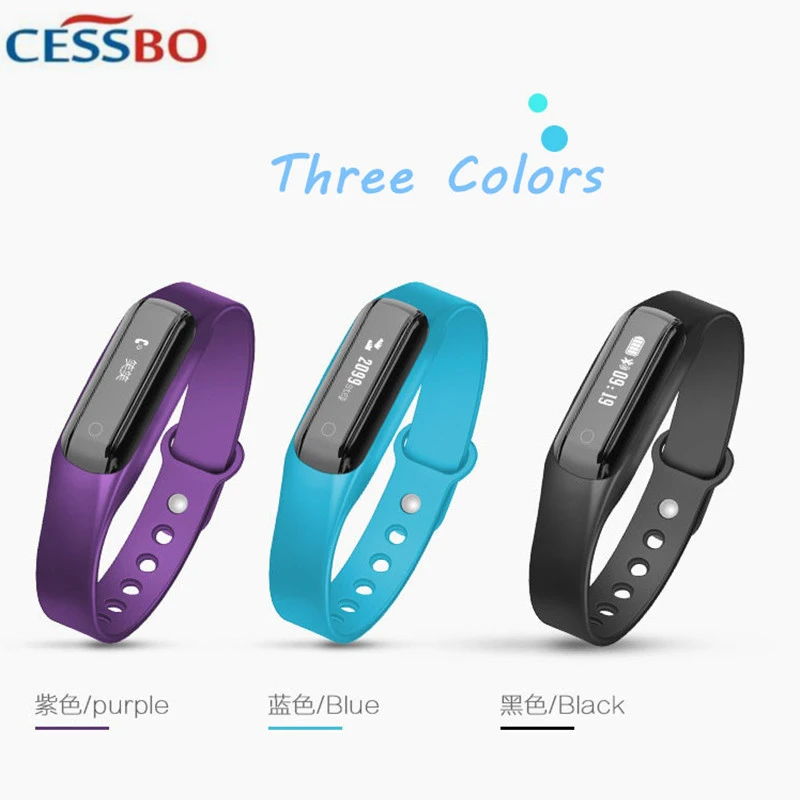 

Warerproof Sweatproof Sport Pedometer Bluetooth Smart Bracelet Sync Phone Women Man Shock Reminder Smart Wristband for Gifts