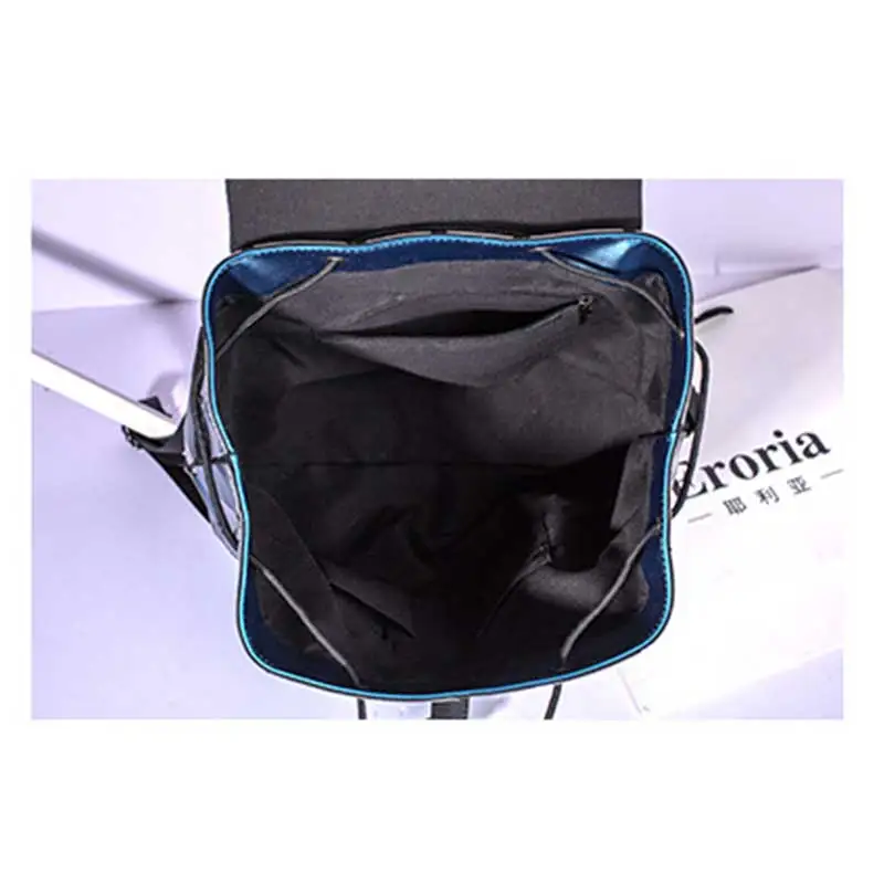 Женский рюкзак с геометрическим рисунком складной ранец на плечо школьные ранцы