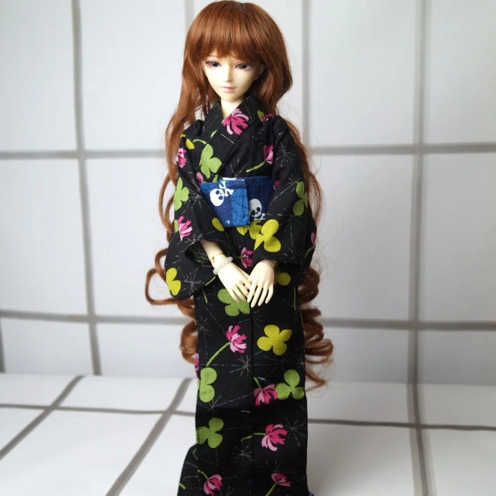 OOAK японский стиль Клевер кимоно платье наряды Одежда для 1/4 17 &quot44 см Высокая