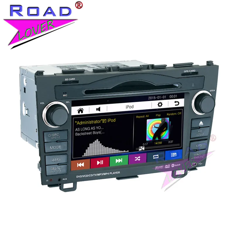 Topnavi WinCE 6.0 двойной DIN 7 дюймовый автомобильный мультимедийный DVD плеер для Honda CRV 2006
