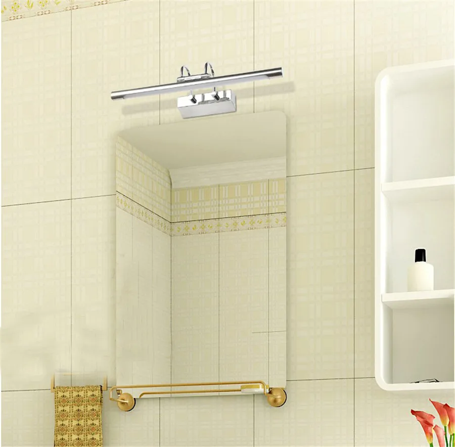 5 Вт 45 см светодиодный зеркальный светильник для ванной комнаты AC220V 360 градусов