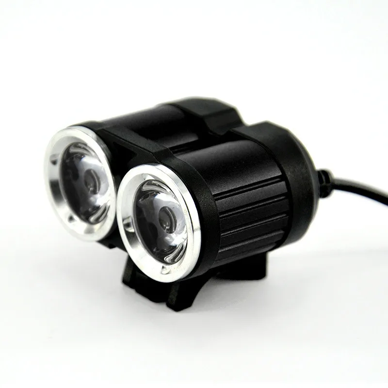 2000LM 2 XML Q5 Interface LED Bike Light Headlamp Headlight 3Mode Bicycle Lights Lamp Outdoor Cycling Accessories HX07 | Спорт и