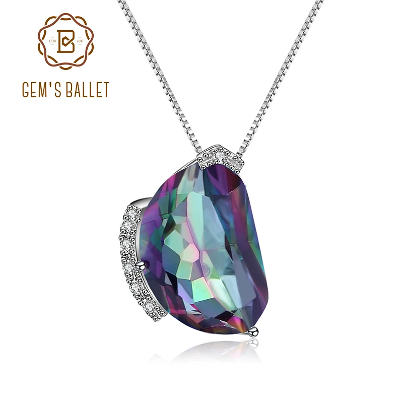 Ожерелье с кулоном GEM'S BALLET из серебра 925 пробы|Подвески| |
