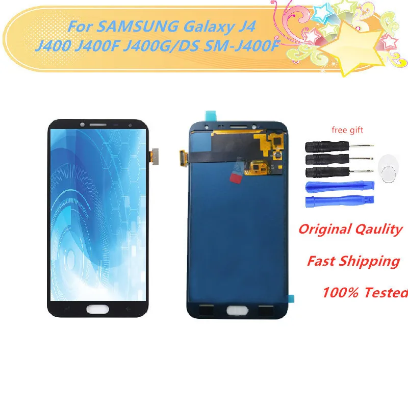 Протестированный оригинальный 5 &quotOLED ЖК дисплей для SAMSUNG Galaxy J4 J400 J400F J400G/DS SM