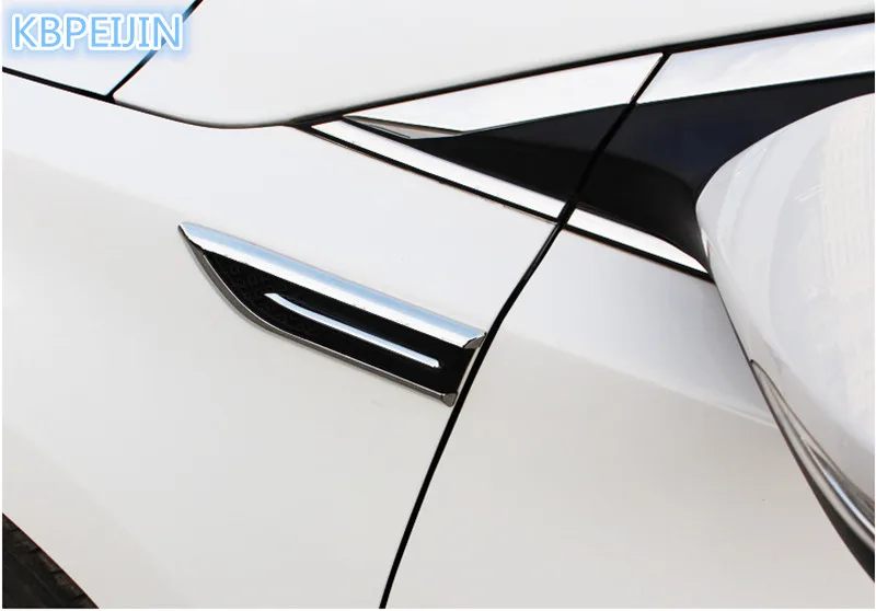 2PCS Shark Gills Car Decorated 3D Vent Air Flow Fender Sticker for KIA sportage rio sorento cerato k2 Soul ceed Spor accessories |