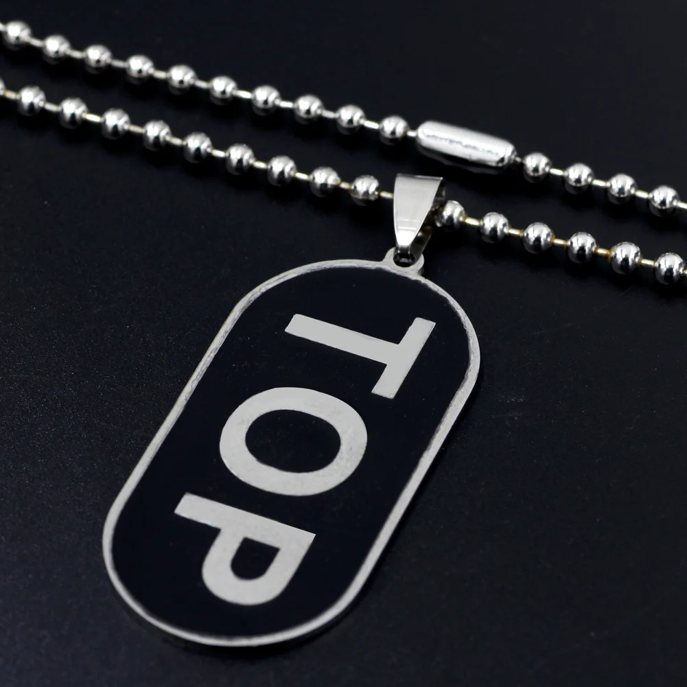 &quotТоп&quot комично гей Black Dog Tag Ожерелье ЛГБТ сталью Мужская Гей ювелирные изделия |