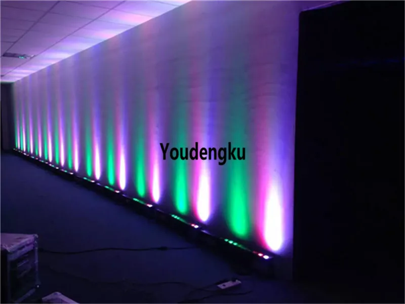 6 pieces Led exterior building lights waterproof in 1 led strip wall washer light 14x18w IP65 Underground rgbwauv |