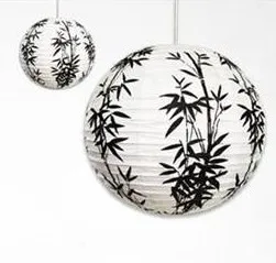 Бумажные фонарики с цветами вишни 40 см 3 шт. бумажные для свадьбы дома фонари