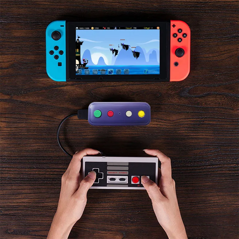 Portable Game Controller Bluetooth Converter Adapter For Nintendo Cube WII SNES Switch | Электроника
