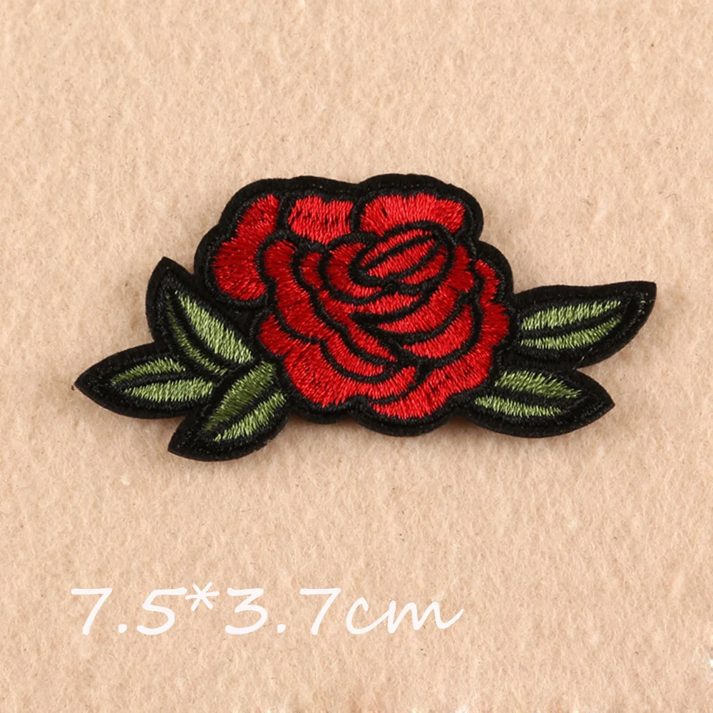 Нашивка с клеем на одежду нашивка значок аппликация 11 шт./компл.|flower iron on|flower on