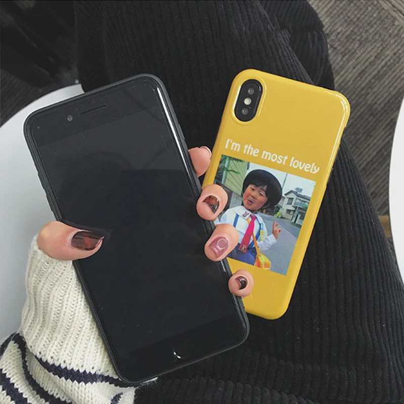 Забавная маленькая девочка X Apple6 мобильный телефон оболочки IPhone7plus/8/6s
