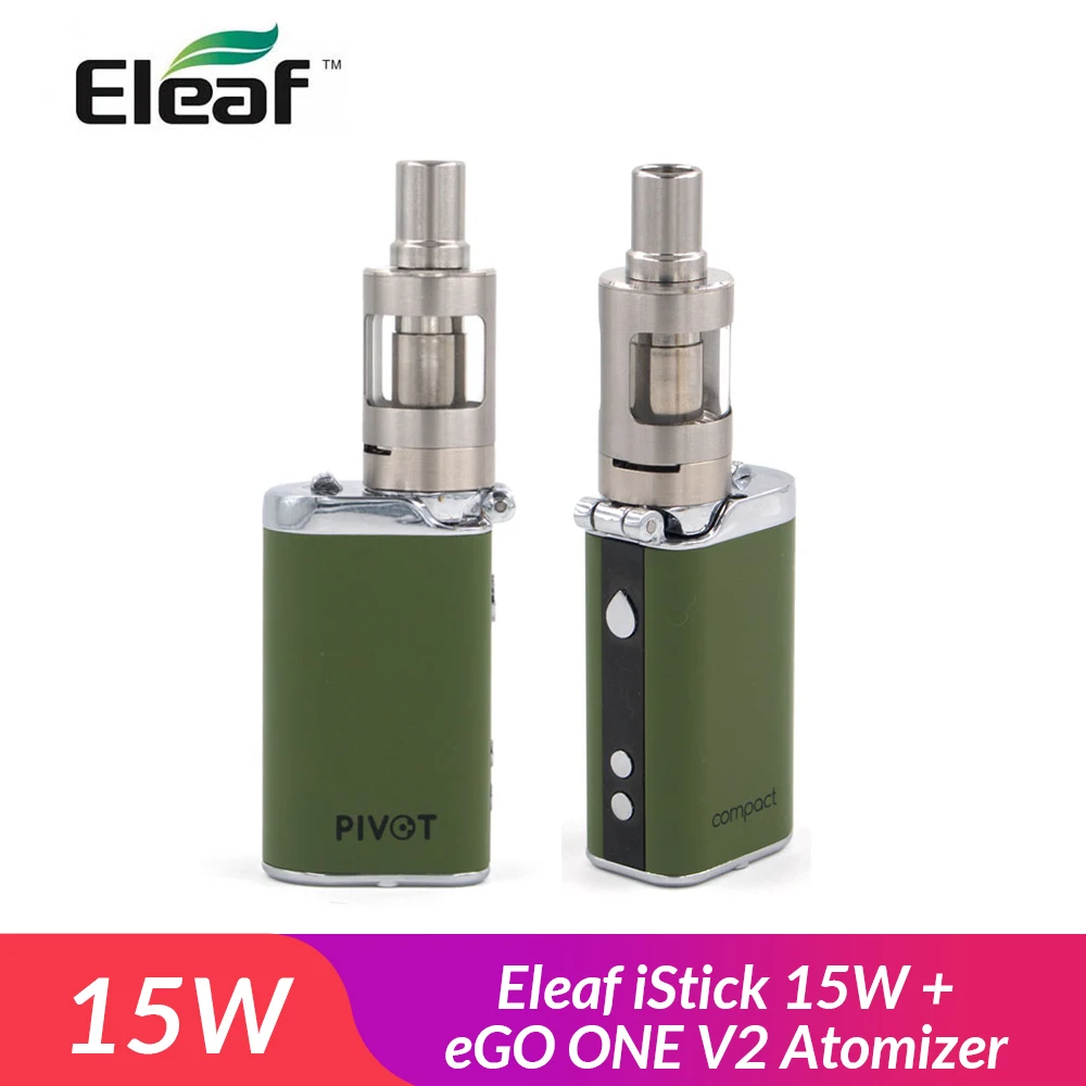 Оригинальный Eleaf iStick 15 Вт специальное издание Mod + eGO ONE V2 распылитель 2 мл с