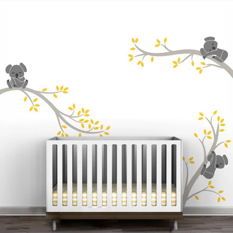 

New Arrival Vinyl Decals Kids Cute Tree Branches Wall Art Sticker Baby For Nursery Child Rooms Decor