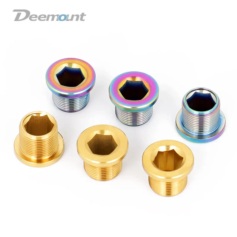 Deemount 2 шт./лот Ti TC4 болты M15 * 12 мм для нижних кронштейнов Сращивание кривошипная ось