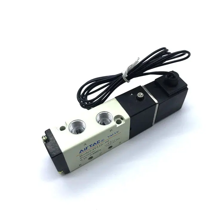 AIRTAC 4V110-06 5-ходовой 2-позиционный Пневматический электромагнитный клапан 1/8 дюйма