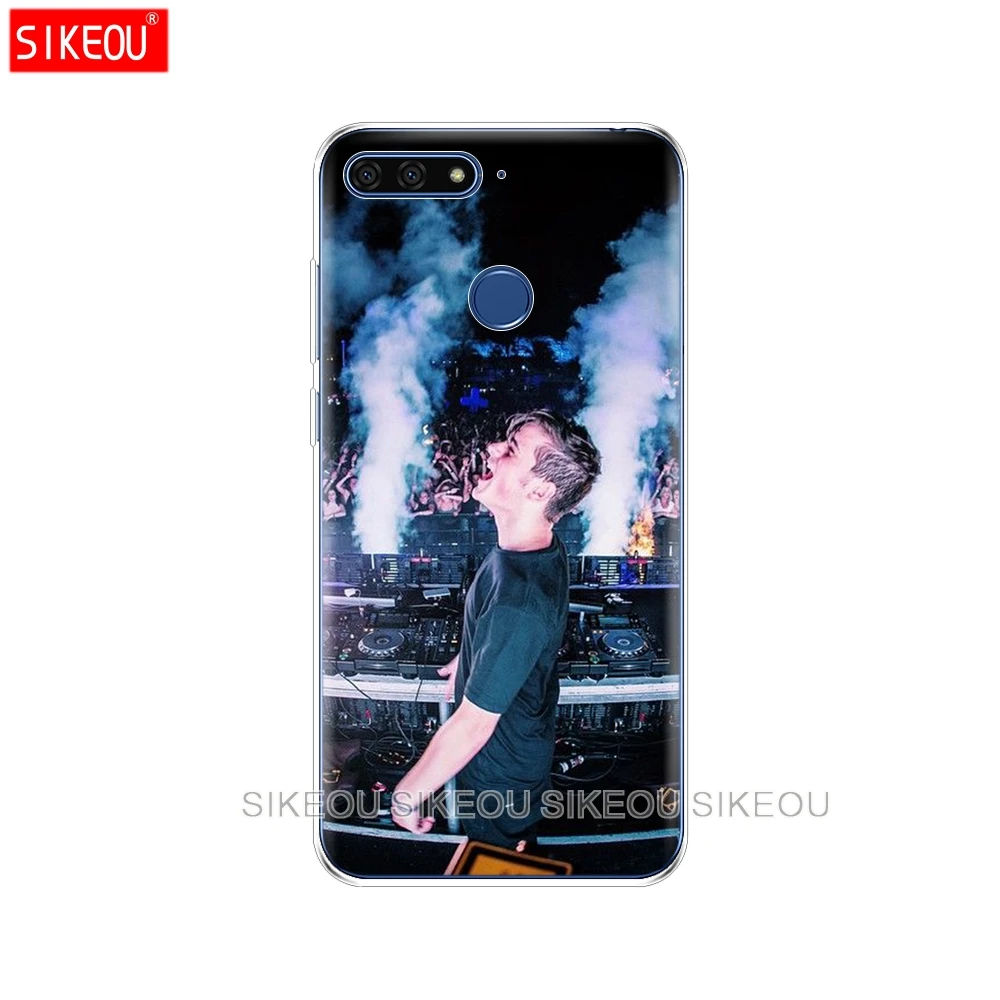 Силиконовый чехол для телефона Huawei Honor 7A PRO 7C Y5 Y6 Y7 Y9 2017 2018 Prime DJ Martin Garrix Music note |