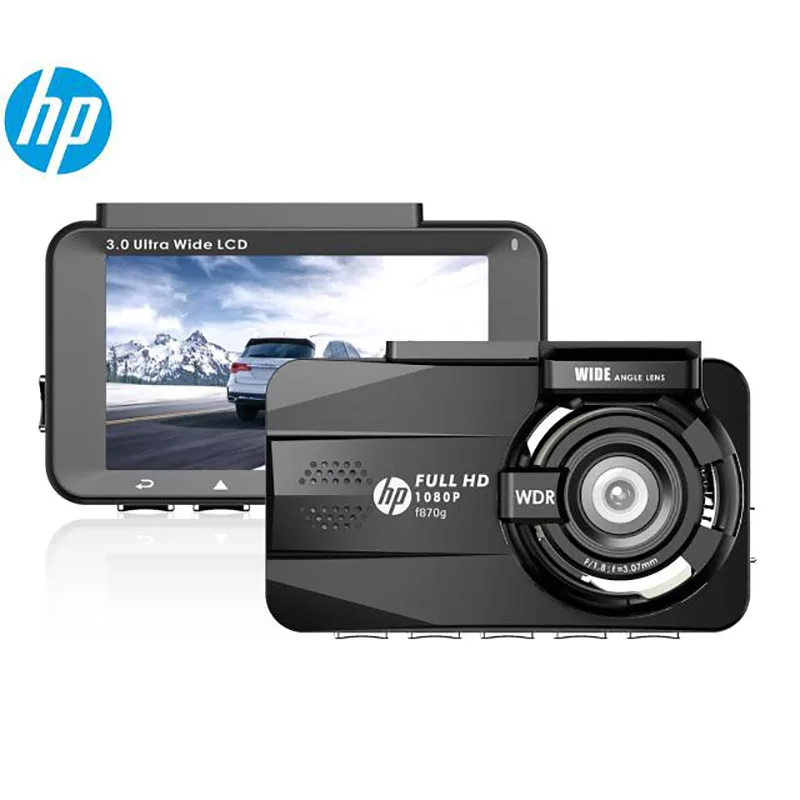 Автомобильный видеорегистратор HP f870g Starlight с ночным видением высокое разрешение
