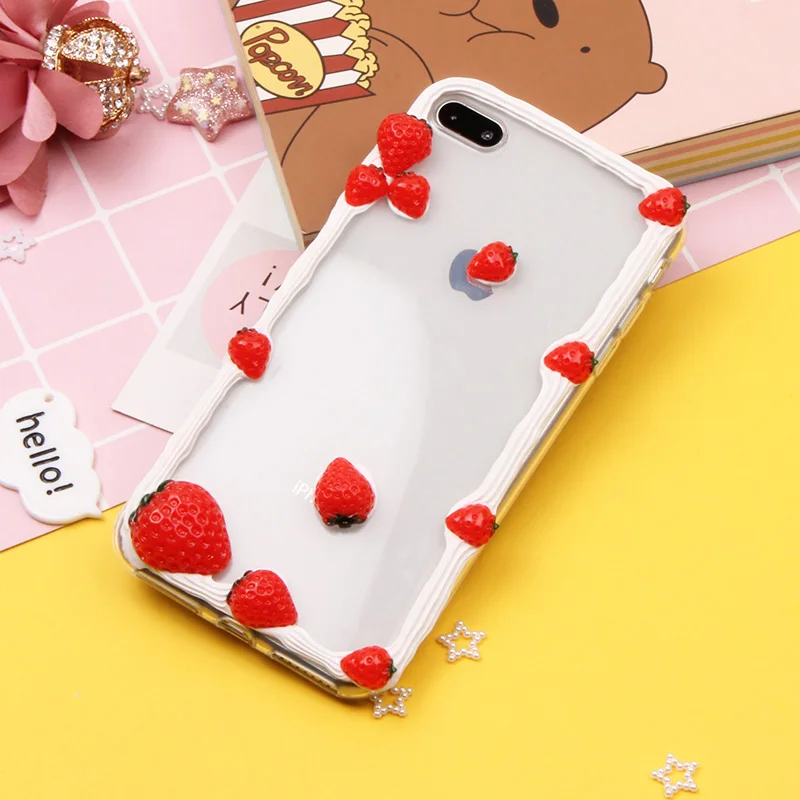 Чехол с имитацией крема для iPhone 6 6S 7 Plus 8 X XS Max XR кремовые кукольные чехлы