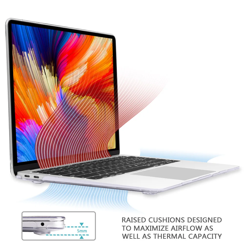 Чехол Sun Moon для MacBook Air Pro Retina жесткий пластиковый чехол с принтом 11 12 13 15 16 дюймов