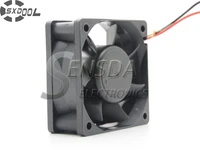 sxdool 60mm 60x60x25 mm dual ball bearing 12v 0 25a 2wire lead server inverter pc case cooling fan