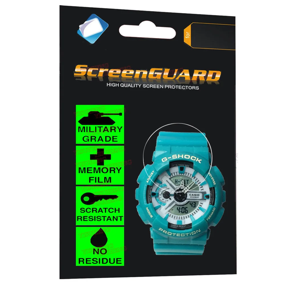 Военный класс анти шок пленка для Casio Часы G SHOCK роскошные классические спортивные