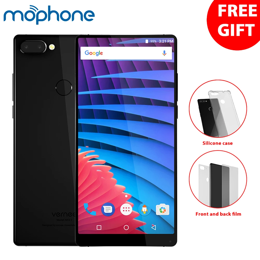Vernee MIX 2 4G LTE мобильный телефон Helio P25 Octa Core 6 ГБ + 64 Гб 13 МП 5 Мп 'ཎ:9 полноэкранная