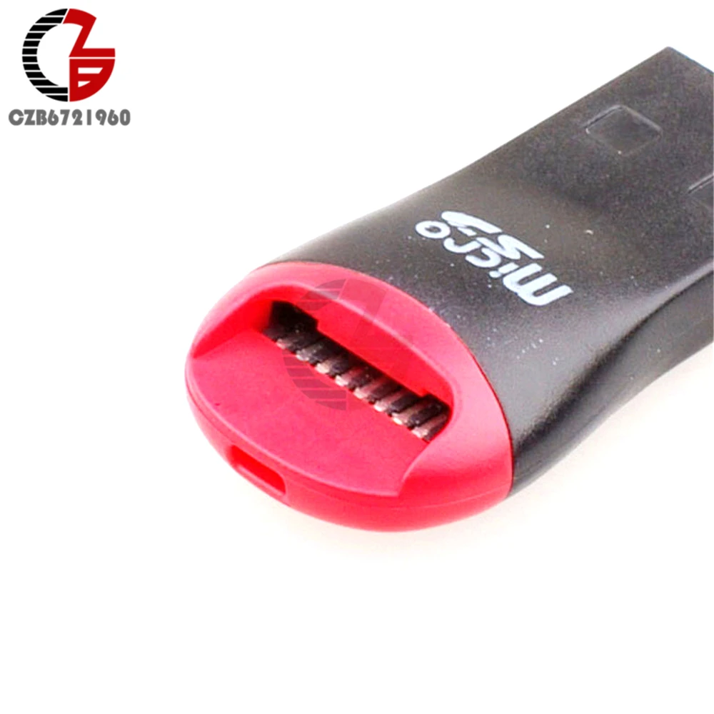 5 шт. USB 2,0 Мини Micro SD SDHC TF флэш-карта памяти адаптер считыватель высокоскоростной для ноутбука 0,35