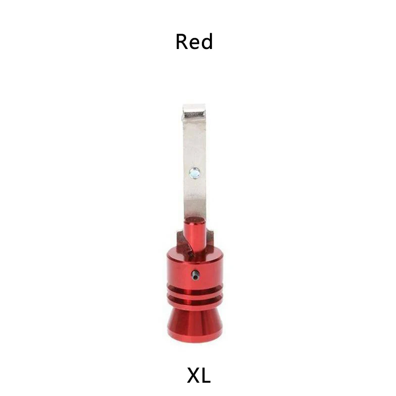 Red-XL Практичный турбо звуковой свисток глушитель выхлопной трубы авто выдув клапан-симулятор Универсальный симулятор Whistler инструменты - Цвет: Red-XL