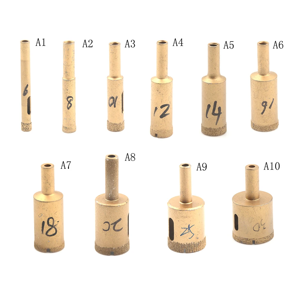 

1Pc Power Tools Metal Hole Saw Drill Bits Diamond Coated Core For Tiles Marble Glass Granite Drilling Cutter Instruments