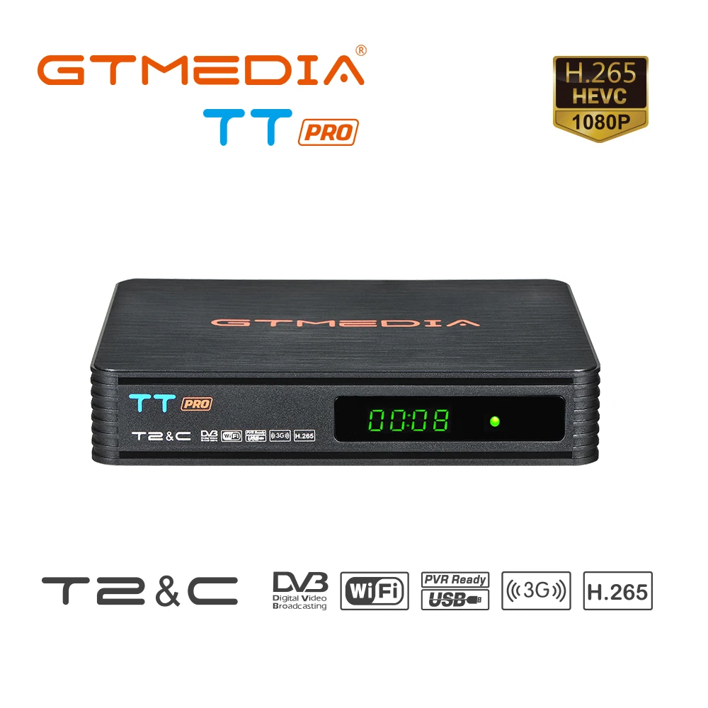 Новое поступление TT PRO DVB T2/T Наземное ТВ приемник HD цифровой тюнер приемное