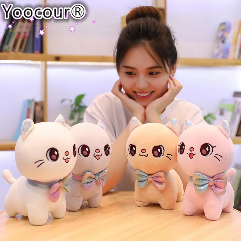 

Игрушка плюшевая в виде кошки с большими глазами, 25/35/45 см