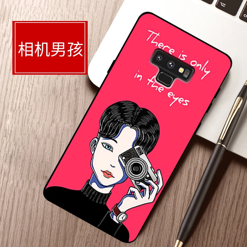 For Samsung galaxy Note 9 Case cute cartoon Soft Silicone cover Note9 phone case Cover Protection Shell fundas | Мобильные телефоны