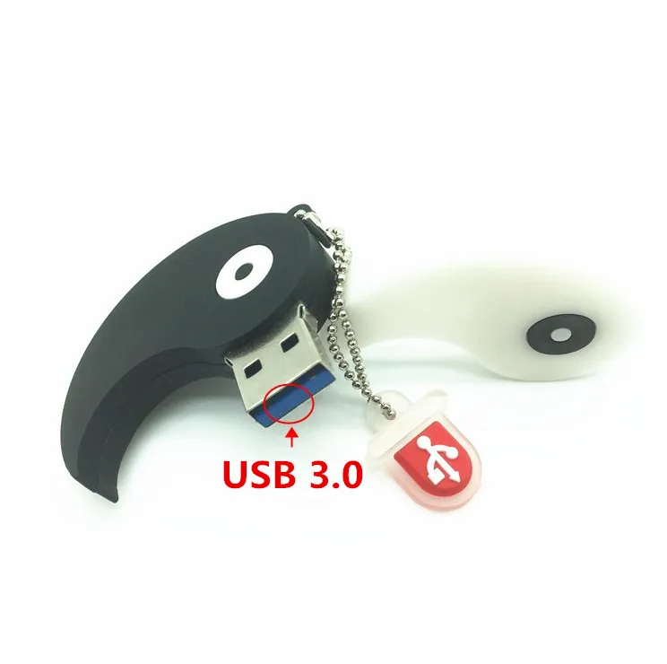 Лидер продаж 2020 Новое поступление мультяшная игрушка Инь Янь 4 ГБ 8 16 32 64 USB 3 0 карта
