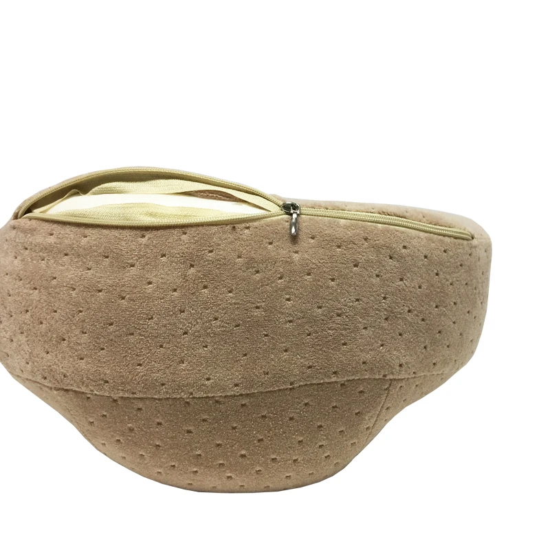 Новая удобная одноцветная u-образная надувная подушка для путешествий