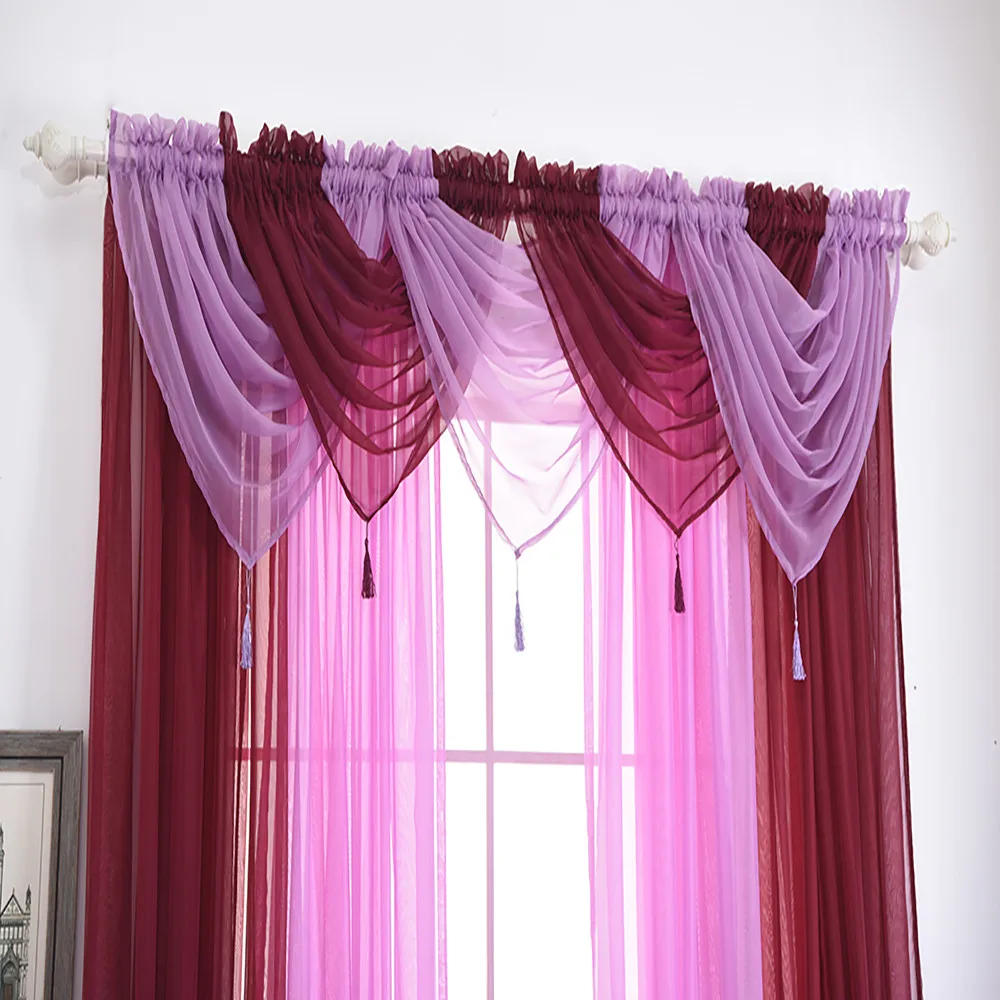 1 PCS Valance European Royal Luxury Valance Curtains for Living Room Window Curtains for Bedroom Valance Curtains for Kitchen#4