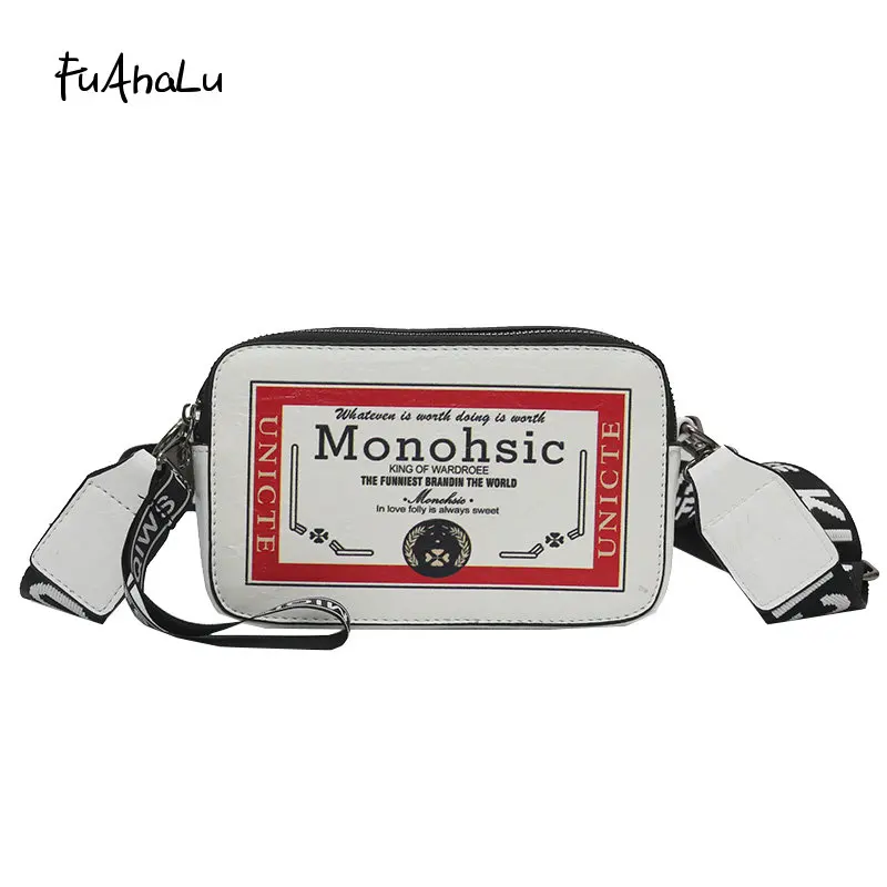 

FuAhaLu Осенняя новая широкополосная сумка через плечо индивидуальная дикая сумка-мессенджер маленькая сумка-конверт в гонконгском стиле мал...