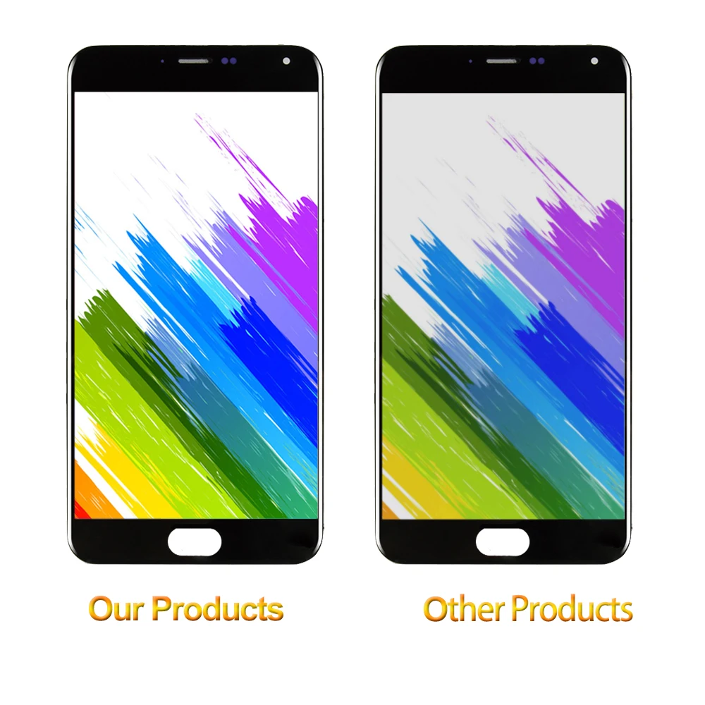5 ''качественный ЖК + рамка для MEIZU M2 Note ЖК-экран Замена Digiziter сборка бесплатная