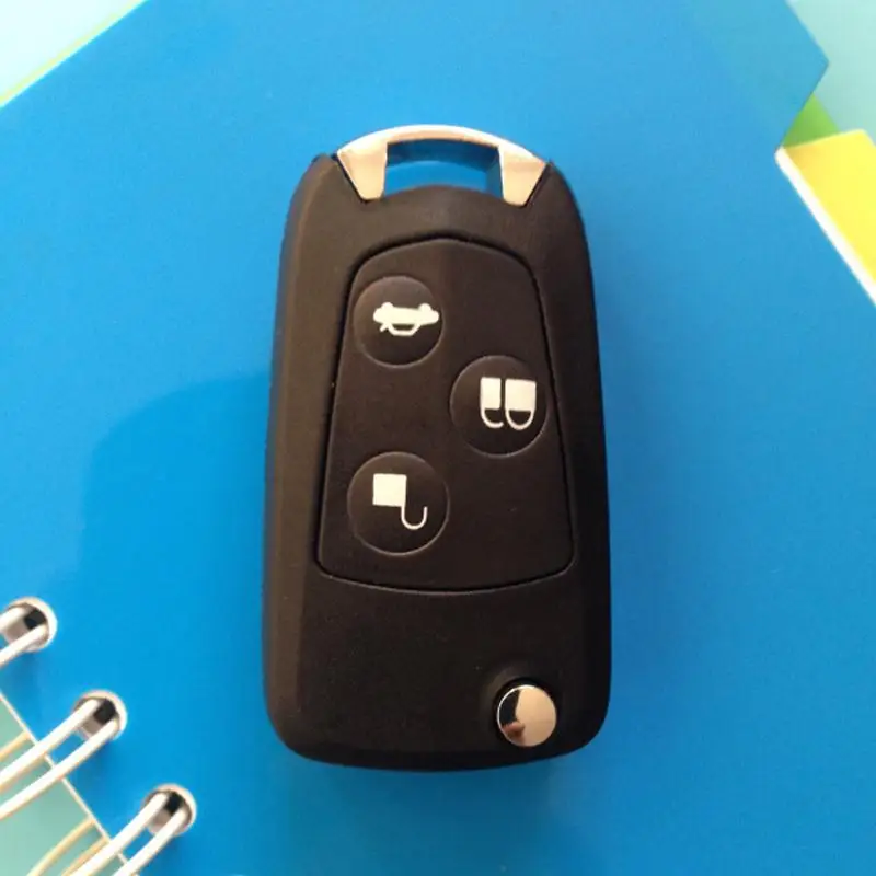 Откидной складной чехол для ключей Ford Fiesta Mondeo C Max S дистанционный Fob 3 кнопки|shell