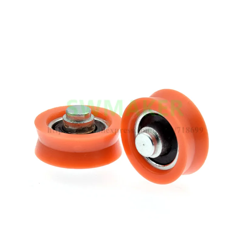 1pcs 6*21*8mm door and window pulley non-standard V groove wheel nylon POM polyformaldehyde bearing | Обустройство дома